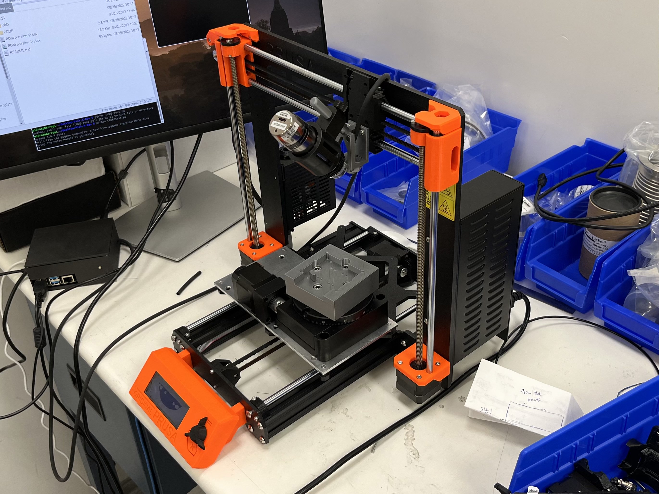 Pick-and-Place Device from a 3D-Printer